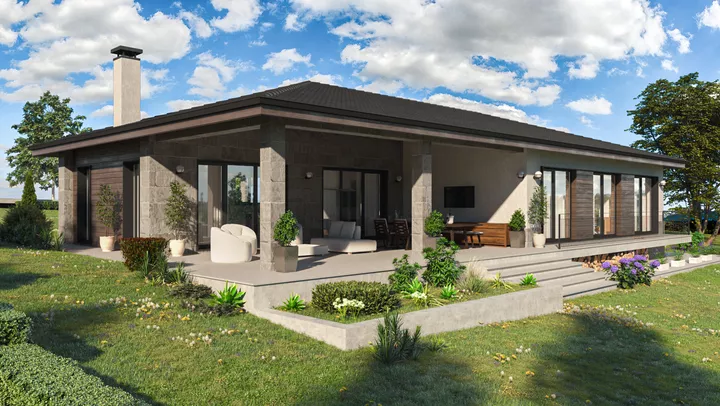 Проект на къща в с. Аврен