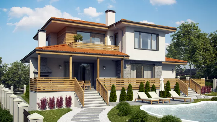 Проект на къща в с. Горна Малина