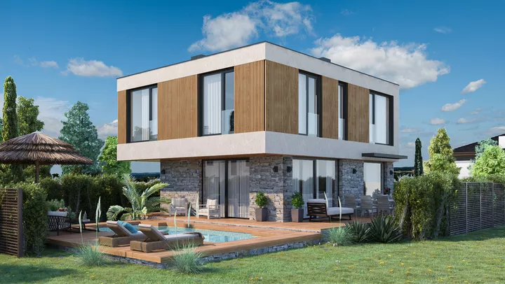 Проект на къща в с. Лозенец