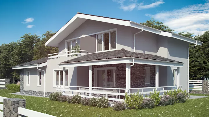 Проект на къща в с. Долни Богров