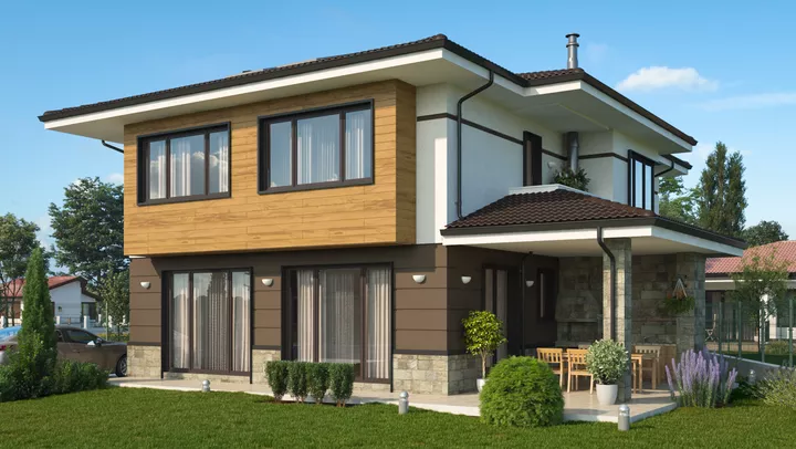 Проект на къща в с. Мрамор