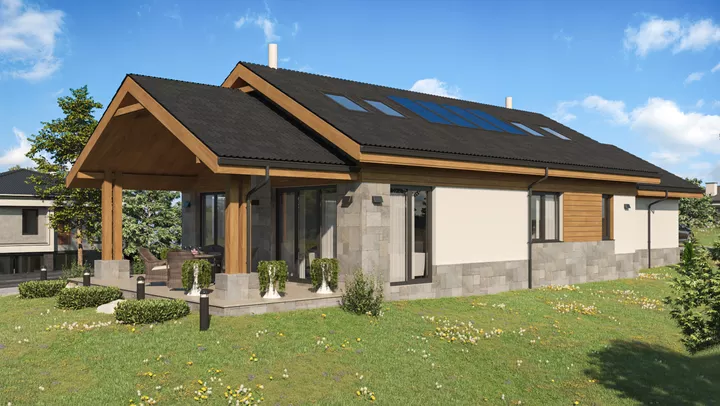 Проект на къща в гр. Нови Искър