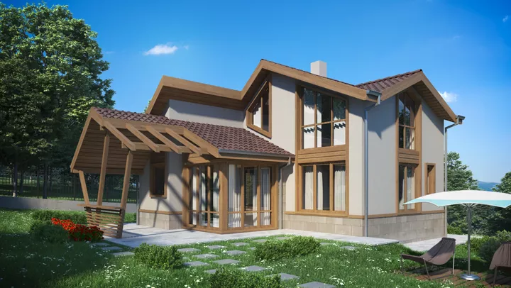 Проект на къща в с. Горна Малина