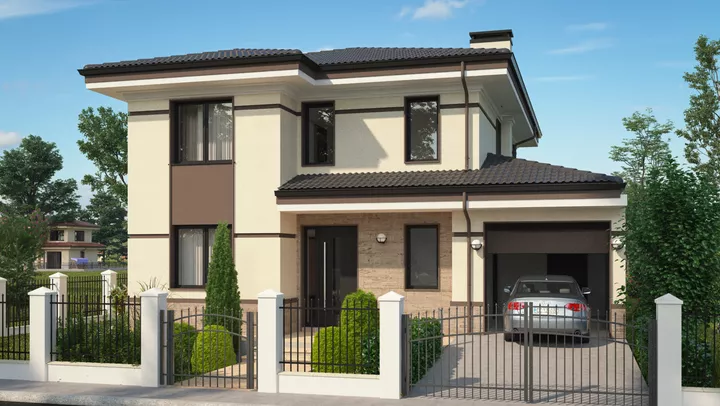 Проект на къща в гр. Харманли