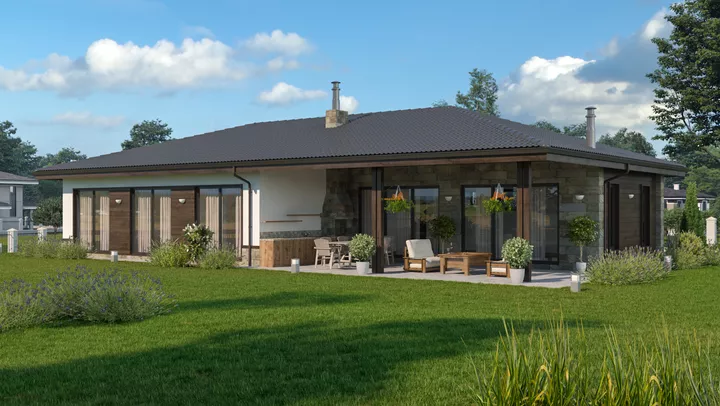 Проект на къща в гр. Черноморец