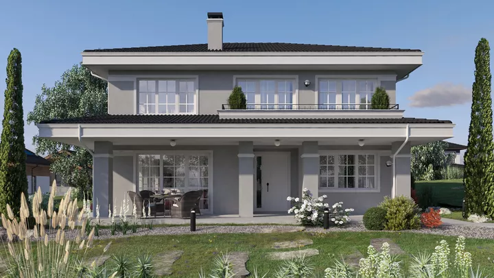 Проект на къща в гр. Попово