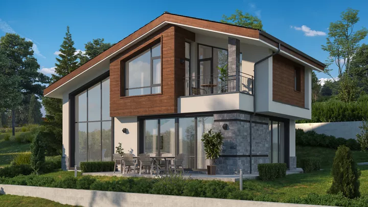 Проект на къща в гр. Хисаря