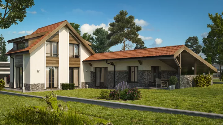 Проект на къща в с. Боснек