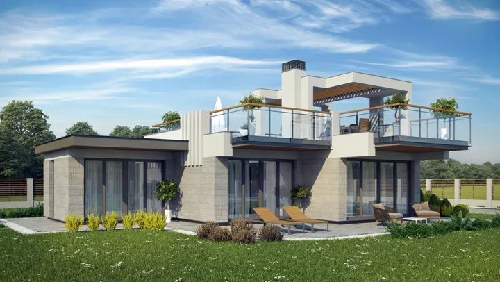 Проект на къща в гр. Кавала