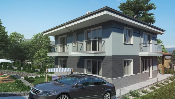 Проект на къща в с. Лозен