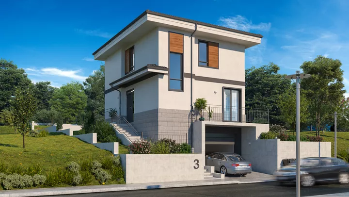 Проект на къща в с. Долно Камарци