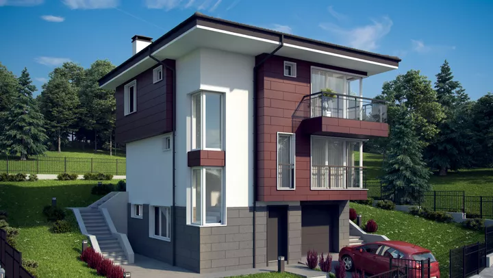 Проект на къща в гр. Банкя