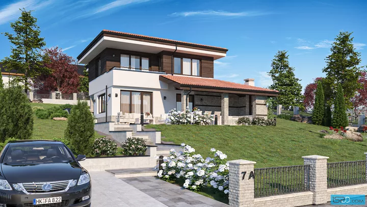 Проект на къща в с. Горна Диканя