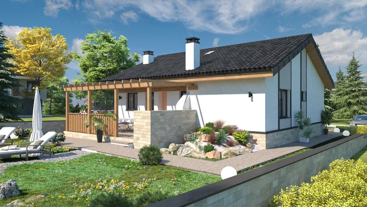 Проект на къща в с. Гърмен