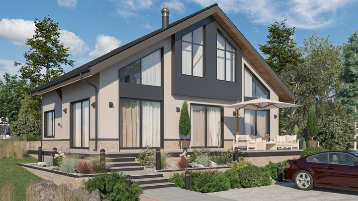 Проект на къща в с. Долна Диканя