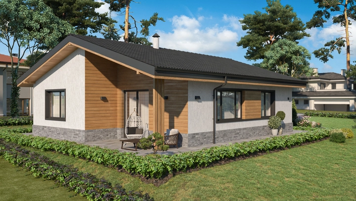 Проект на къща в с. Долна Диканя