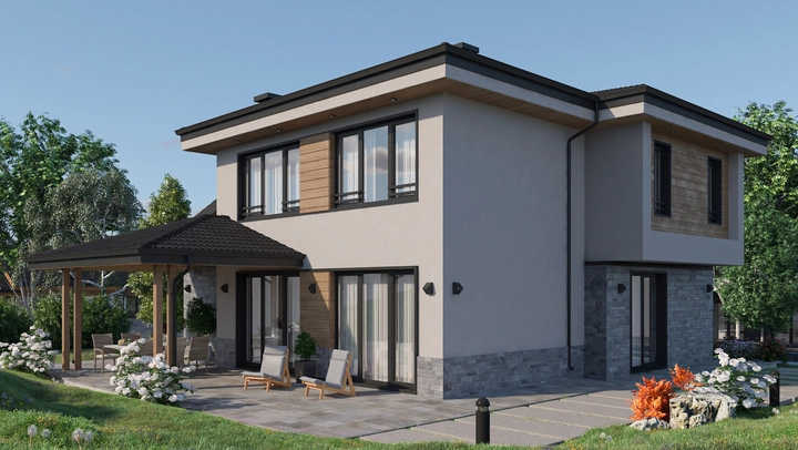 Проект на къща в c. Драгичево