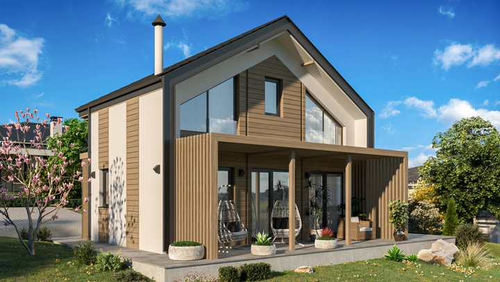 Проект на къща в с. Кошарица