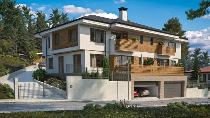 Проект на къща в с. Лозен