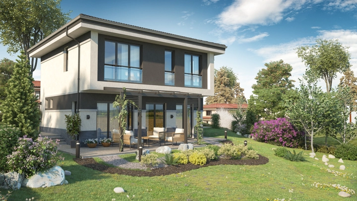 Проект на къща в с. Люлин