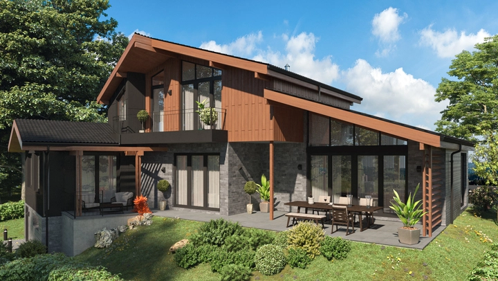 Проект на къща в с. Поибрене