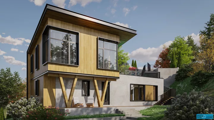 Проект на къща в с. Владая
