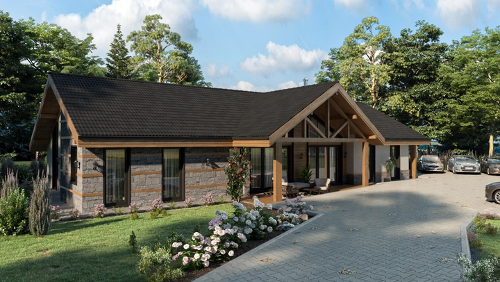 Проект на къща в с. Баня