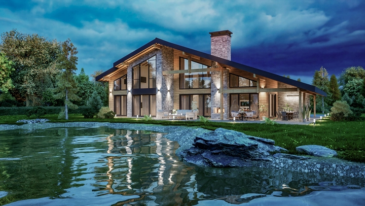 Проект на къща до яз. Батак