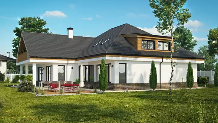 Проект на къща в гр. Хисаря