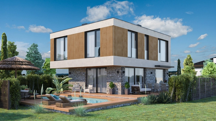 Проект на къща в с. Лозенец