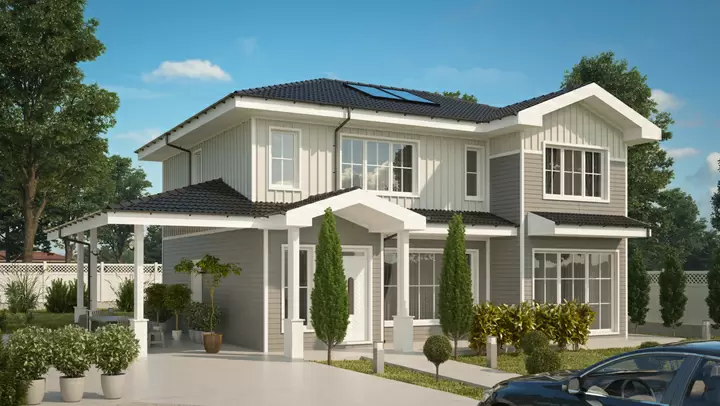 Проект на къща в гр. Нови Искър