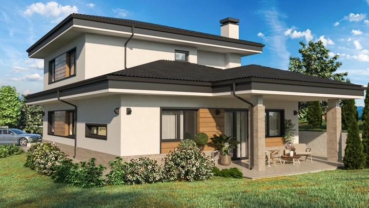 Проект на къща в с. Пауново