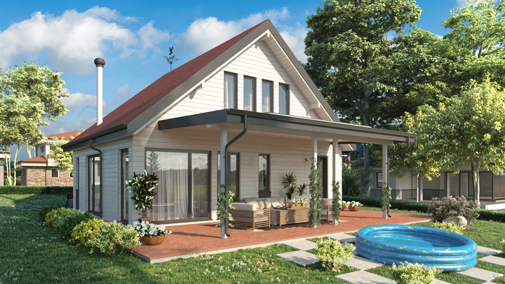 Проект на къща в с. Побит камък