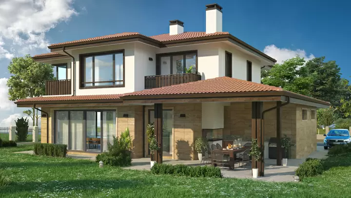 Проект на къща в гр. Правец