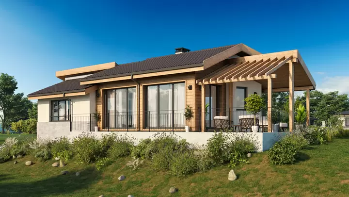 Проект на къща в м. Бухово