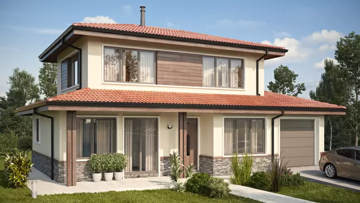 Проект на къща в  гр. София