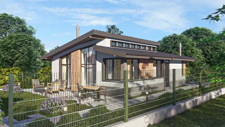 Проект на къща в м. Косанин дол, гр. София