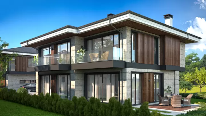 Проект на къща в м. Косанин дол, гр. София