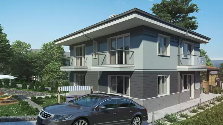 Проект на къща в с. Лозен