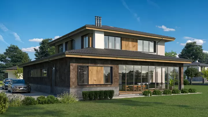 Проект на къща в гр. Мартен