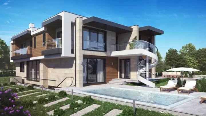 Проект на къща в гр. Бургас