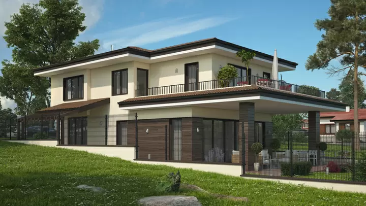 Проект на къща в общ. Елин Пелин