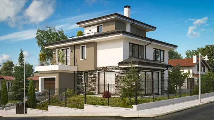 Проект на къща в гр. София
