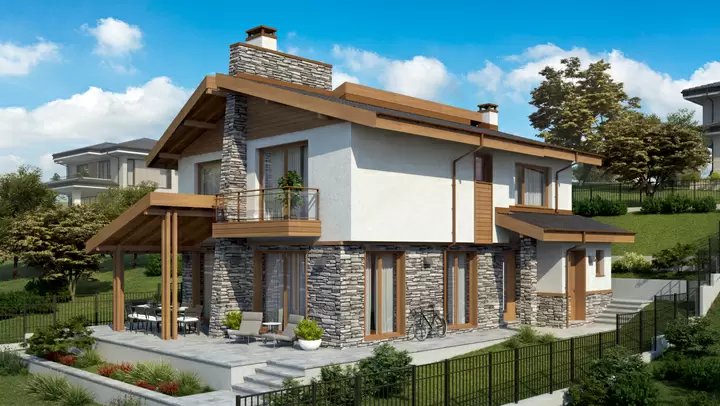 Проект на къща в гр. Банкя