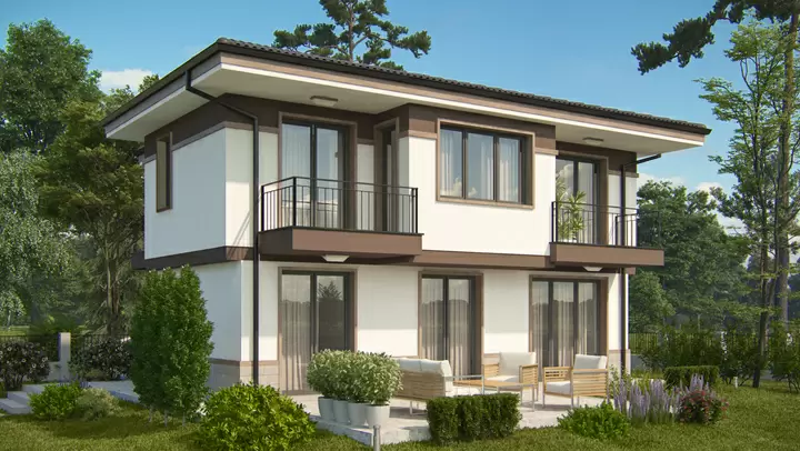 Проект на къща в с. Долни Богров