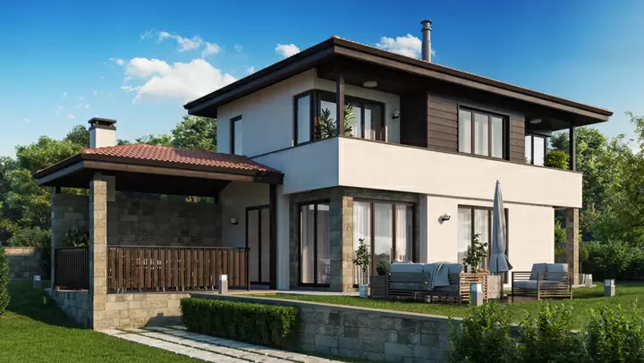 Проект на къща в с. Дрен