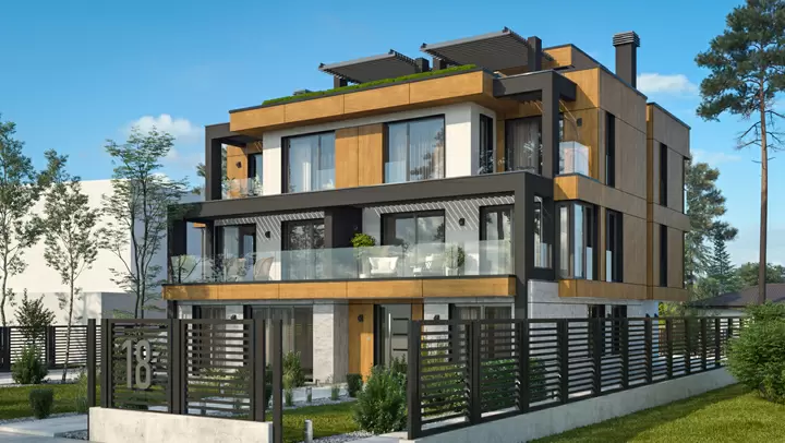 Проект на трифамилна къща в гр. София