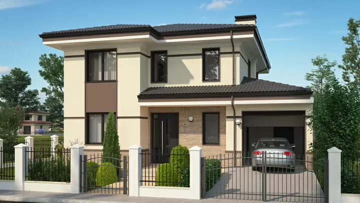 Проект на къща в гр. Харманли