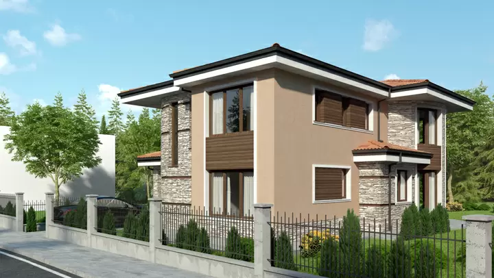 Проект на къща в с. Мрамор