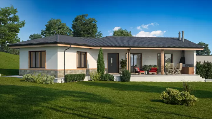 Проект на къща в с. Оходен